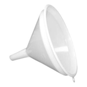 Trekt hvít plast  - 14 cm