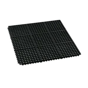 Was gúmmímotta svört 91,5x91,5sm