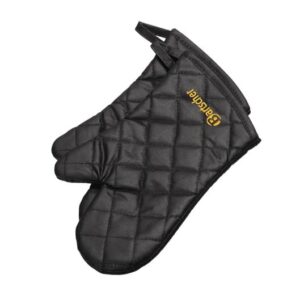 Ofnhanskar svartir - 30 cm