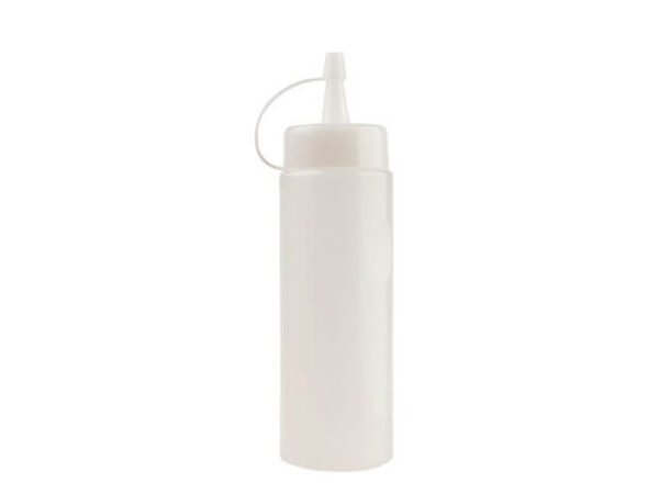 Plast skvísa hvít - 350 ml