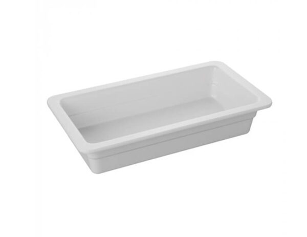 Melamin 1/3 hvítt - 6,5 cm