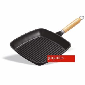 Pujadas grillpanna riffluð teflon 29x29sm