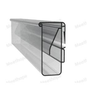 Meethope Plastic label holder 1240mm black lokaður