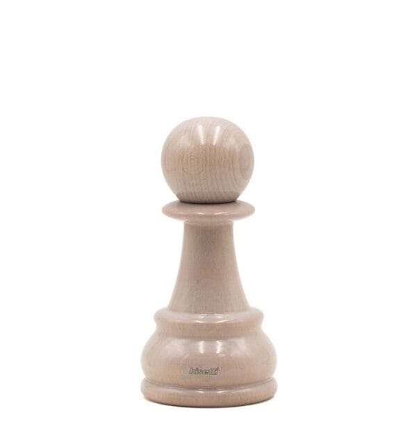 Bisetti Chess salt eða piparkvörn Peð hvít - 16 cm