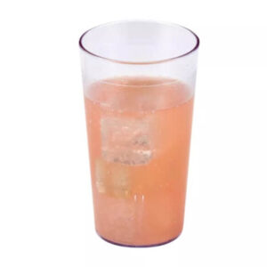 Vatnsglas glært plast - 28 cl