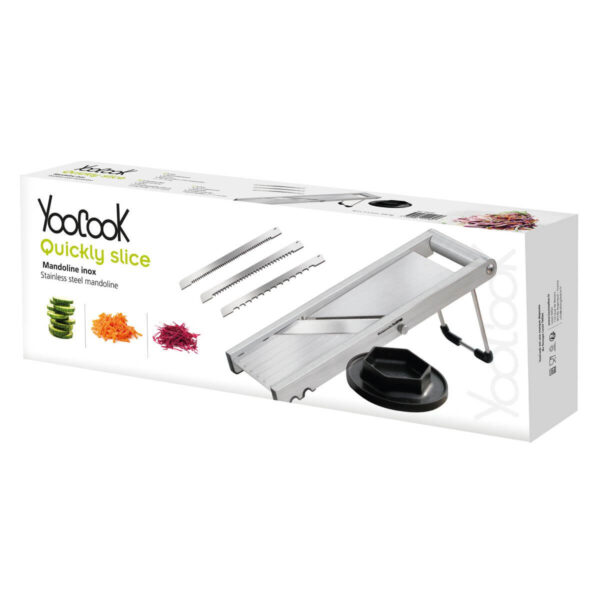 YooCook mandolín stál - 3 blöð - Image 2