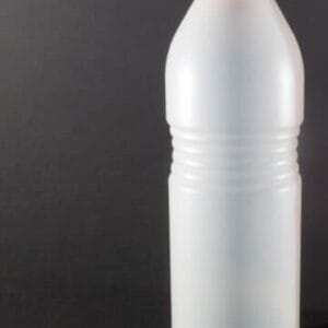 Plast skvísa 1000 ml með hvítu loki