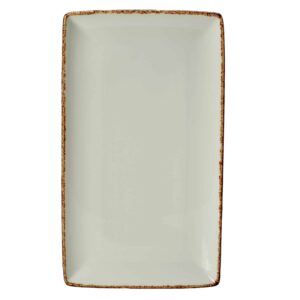 Craft ferkantaður diskur 33 x 19 cm - Brown Dapple