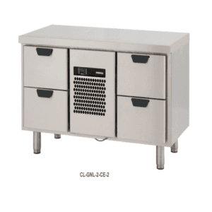 Porkka Kæliborð  undir grill1260mm 4 skúffur