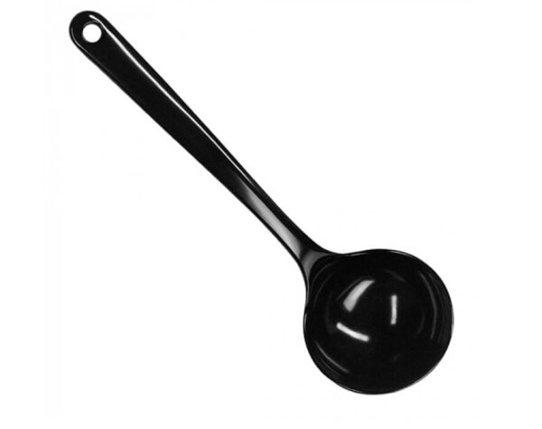 Ausa svört plast - 25 cm lengd