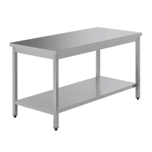TECNODOM STÁLBORÐ 200x70x85H án kant