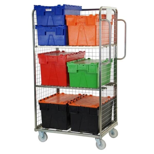 Palletower Merchandising trolley 90x65x169cm o/h - Image 2