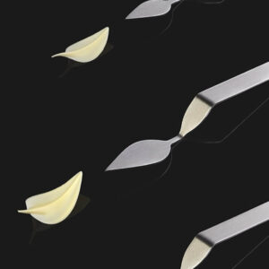 Súkkulaði skreytingaspaði - Leaf medium