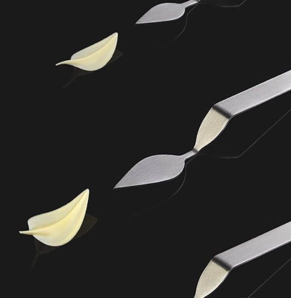 Súkkulaði skreytingaspaði - Leaf medium