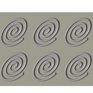 PAVONI Siliconform Oval Spiral -  6 hólf