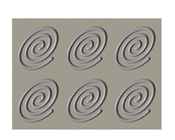 PAVONI Siliconform Oval Spiral -  6 hólf
