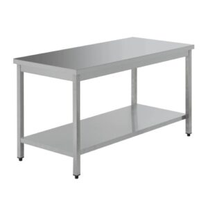 TECNODOM STÁLBORÐ 160x70x85H án kant