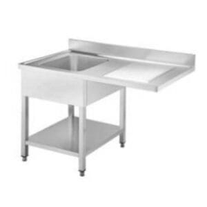 HBE Borð f/undirborðsvél hægri vaskur 120x70x95