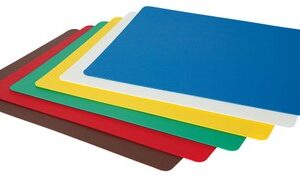 Plast skurðarbretti  þunn - 6 st