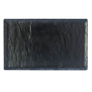 Slate Melamin Bakki Svartur - 1/1 GN