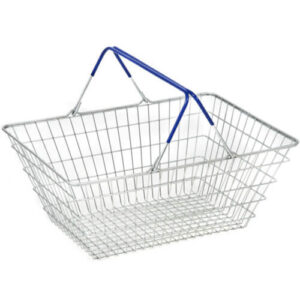 Storage 25 L vír handkarfa, svört handföng