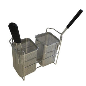 MARENO PAIR OF 1/6 VER HANDLE BASKET W SUPPORT