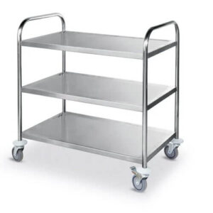 HENDI Handvagn stál 3 hillur