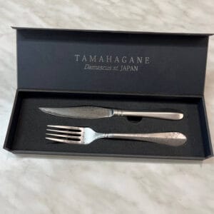 Tamahagane Damaskus Steikarhnífaparasett