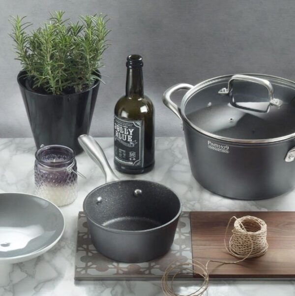 Pottur Stone black non stick - 20 cm - Image 2