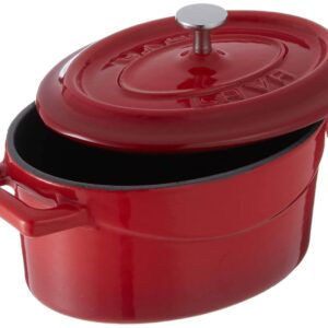 LAVA mini steypujárns pottur rauður – 10 cm
