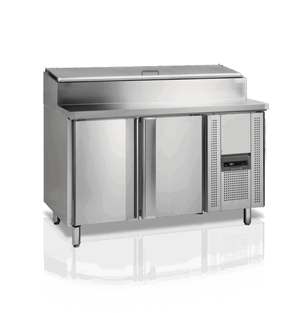 Tefcold Samlokuborð Prep Counter GN1/1 SS7200 (Kæliborð)