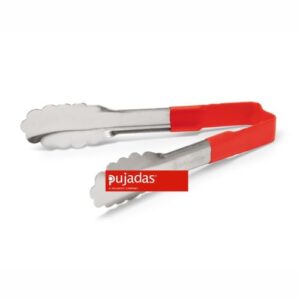 Pujadas töng með rauðu handfangi.
