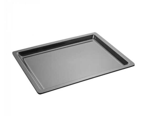 Melamin bakki 1/2 svartur - 2 cm