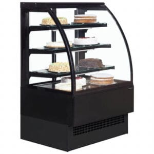 TECNODOM Svartur EVO 120 SERVE-OVER DISPLAY KÆLIR 120CM