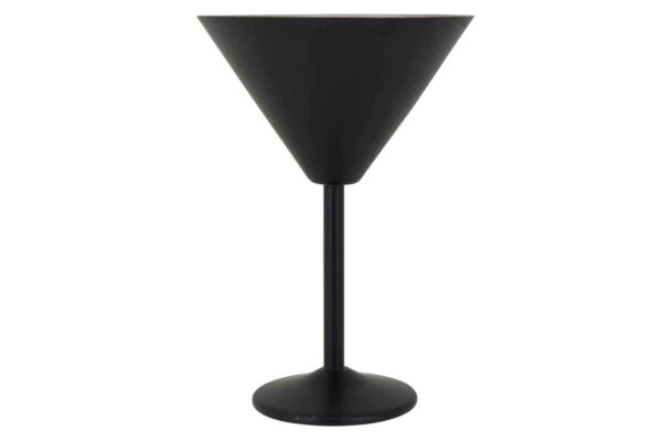 Martini glas stál svart 35 cl