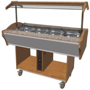 Combisteel Hitaborð "BUFFET" GN 4/1