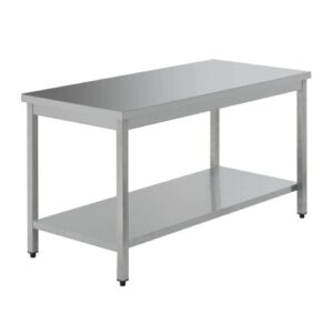TECNODOM STÁLBORÐ 180x70x85H án kant