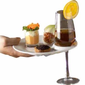 Partý diskur með haki f/glas 19cm