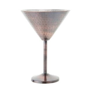 Martini glas stál Antique hamrað - 35 cl