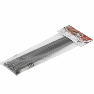 Grillpinnar stál 20cm - 12 í pk