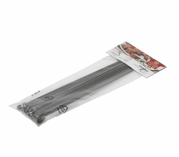 Grillpinnar stál 20cm - 12 í pk