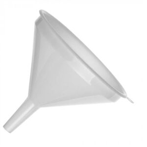 Trekt hvít plast - 27 cm
