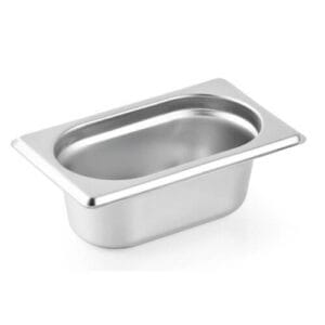 HBE GN 1/9 Stálgastróbakki 6,5cm