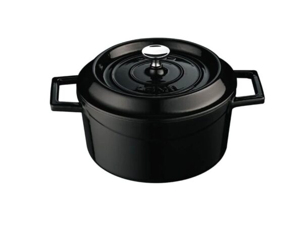 LAVA mini pottur 10 cm – Svartur