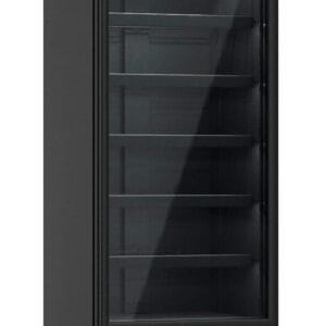 CombiSteel Kælir 75cm 1 glerhurð svartur