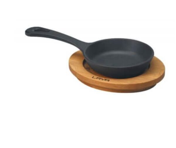 LAVA skaftpanna með viðarplatta - 16 cm