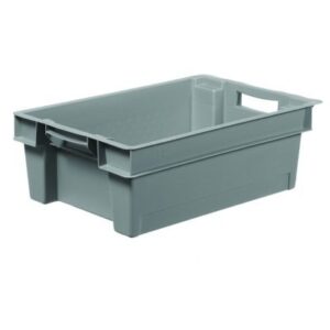 Nord Plastbakki grár 60x40x20sm 32L