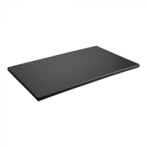 Plast skurðarbretti svart - 50 x 30 cm