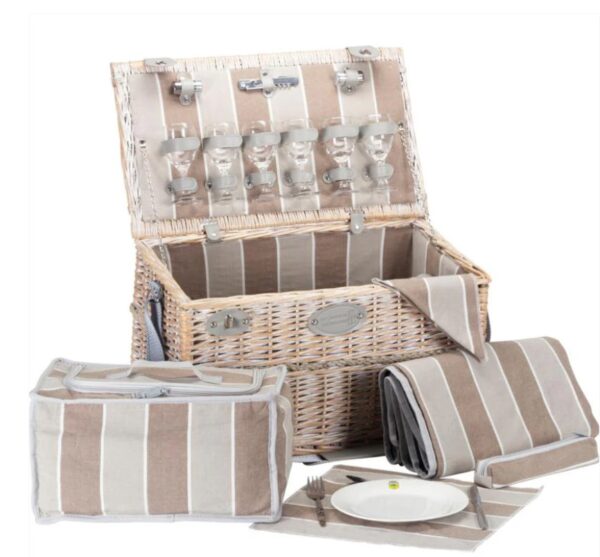 Les Jardins picnic karfa fyrir 6 manns - Chinon