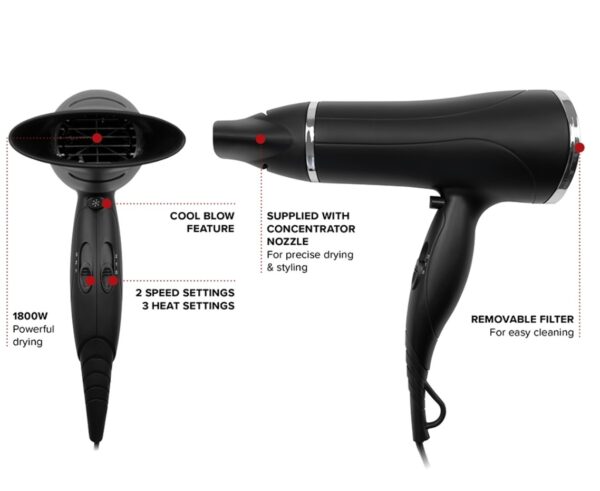 CORBY Chester Hárblásari -  1800W